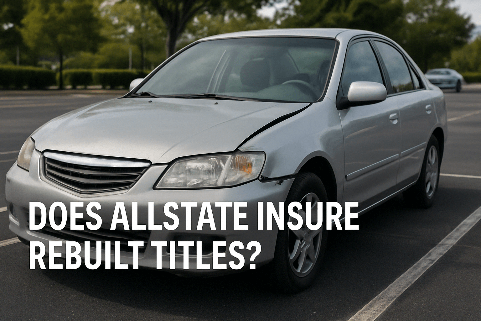 Does allstate insure rebuilt titles​
