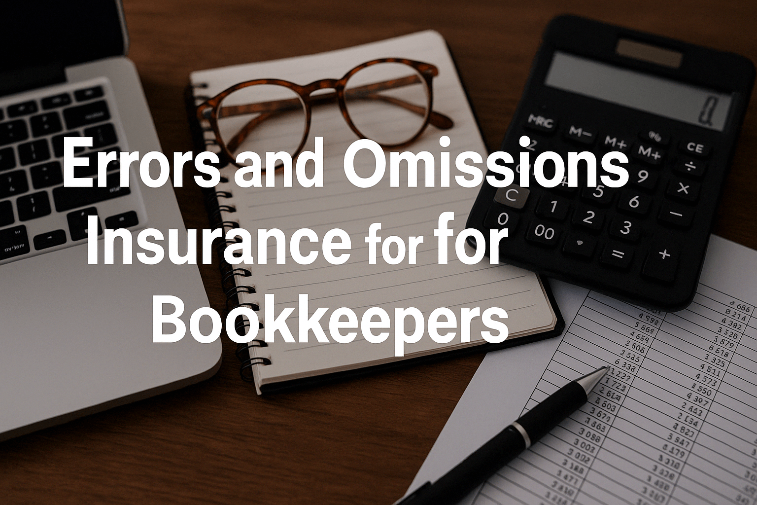 Errors and omissions insurance for bookkeepers​